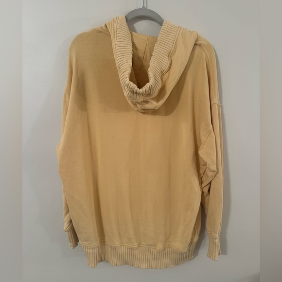 Aerie‎ Down To Earth Henley Hoodie- Butter Yellow Size M - Picture 7 of 7